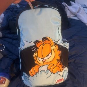 Sprayground Garfield Blue and Black Backpack